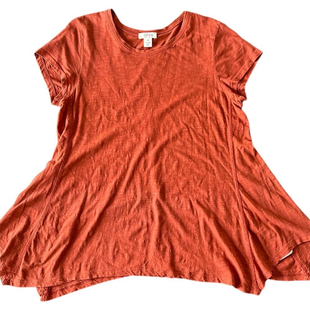 🔥 4 for $20 DEAL 🔥Style & Co Women’s Rust Orange Swing Top Size M